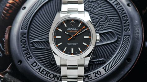 rolex milgauss black orange